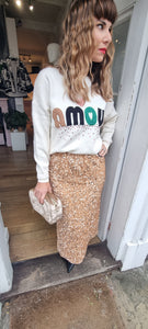 Sequin Skirt