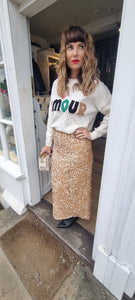 Sequin Skirt