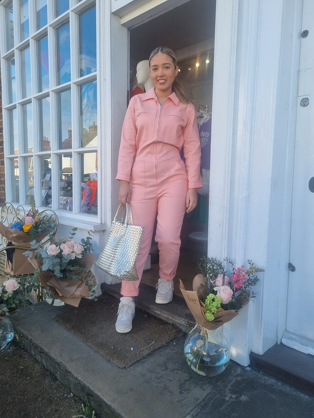 THE BABS PINK JUMPSUIT