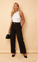 Load image into Gallery viewer, THE BIBI BLACK TROUSERS
